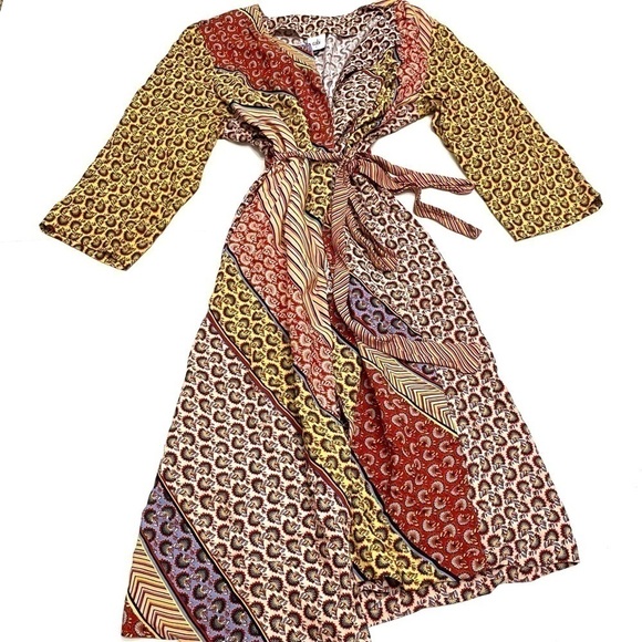 CABI POET JACKET size small kimono duster patchwork #5664 - Picture 9 of 13